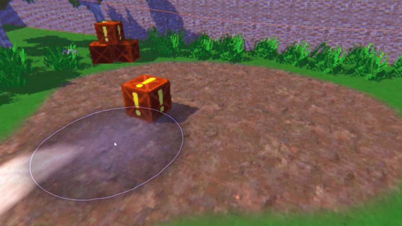 Drawing a terrain with PSX-style rendering.