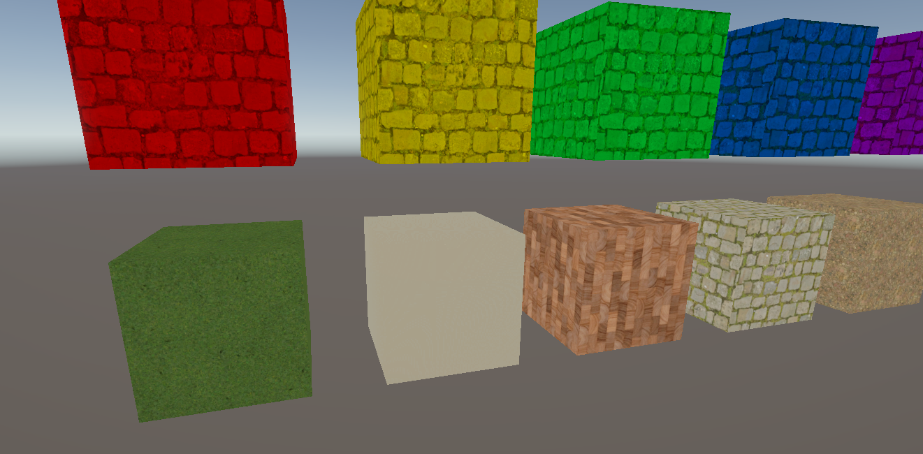Brick texture using clamp wrap mode.