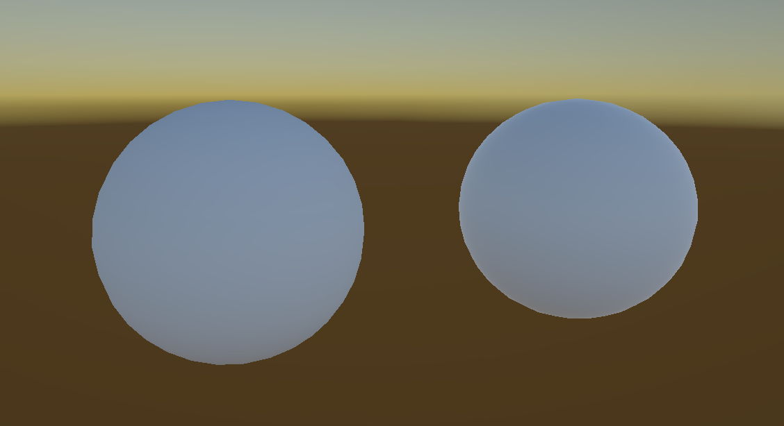 Using spherical harmonics for the ambient lighting component.
