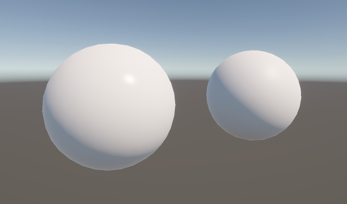 Our shader with Fresnel lighting applied.