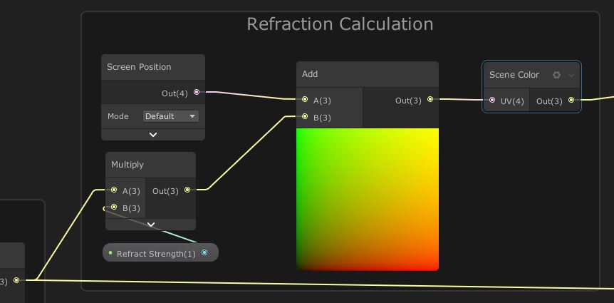 Refraction Calculation.