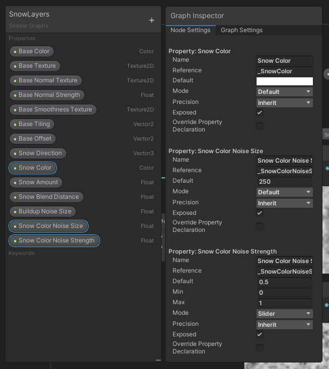 More Snow Properties.
