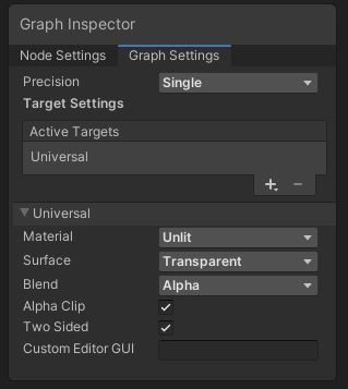 Graph Settings.