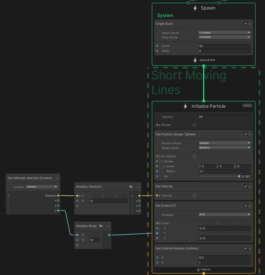 Changing values on the second system.