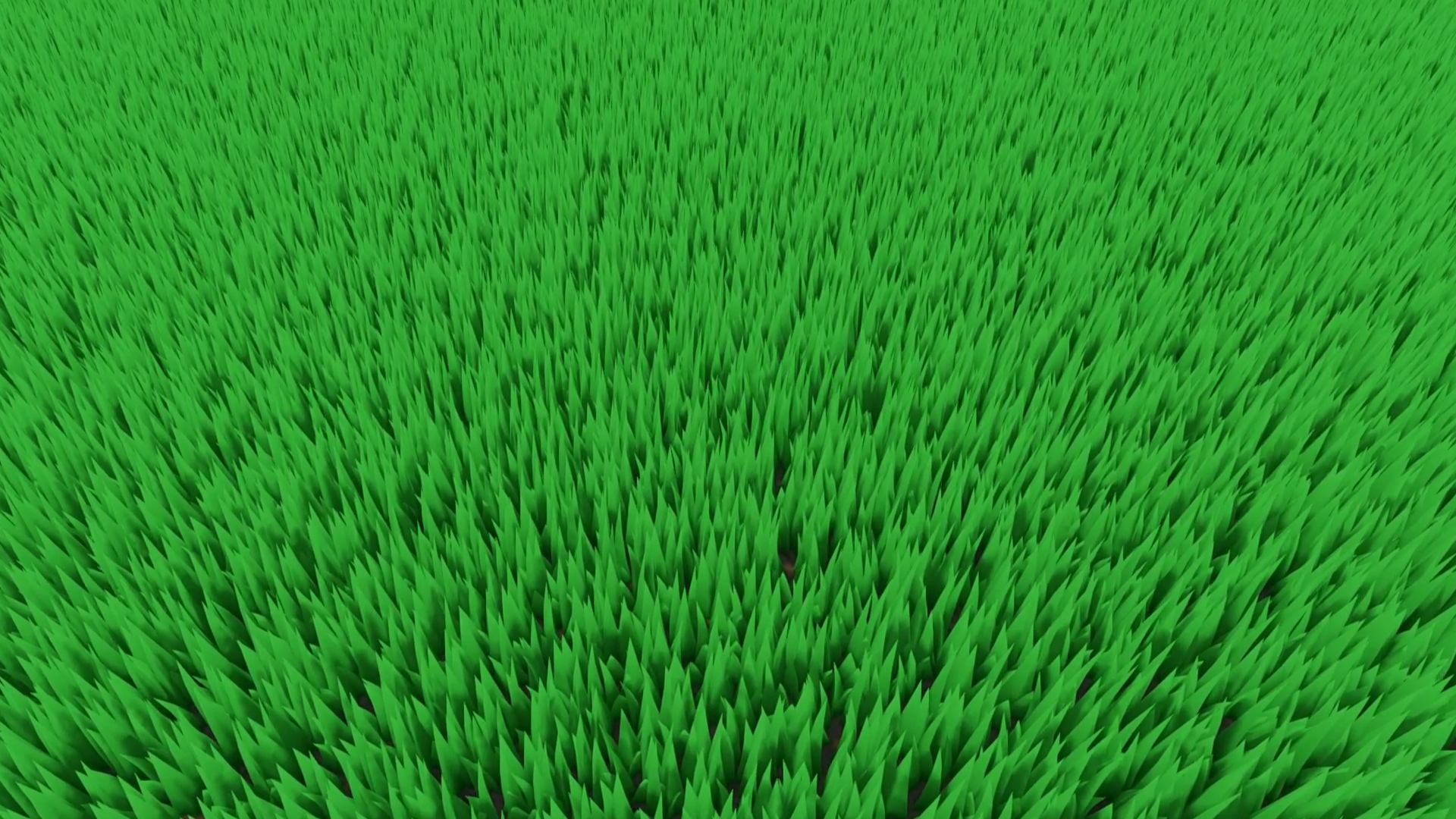 Procedurally Rendered Grass.
