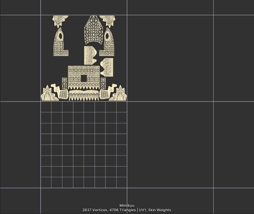 Mimikyu's weird UVs.