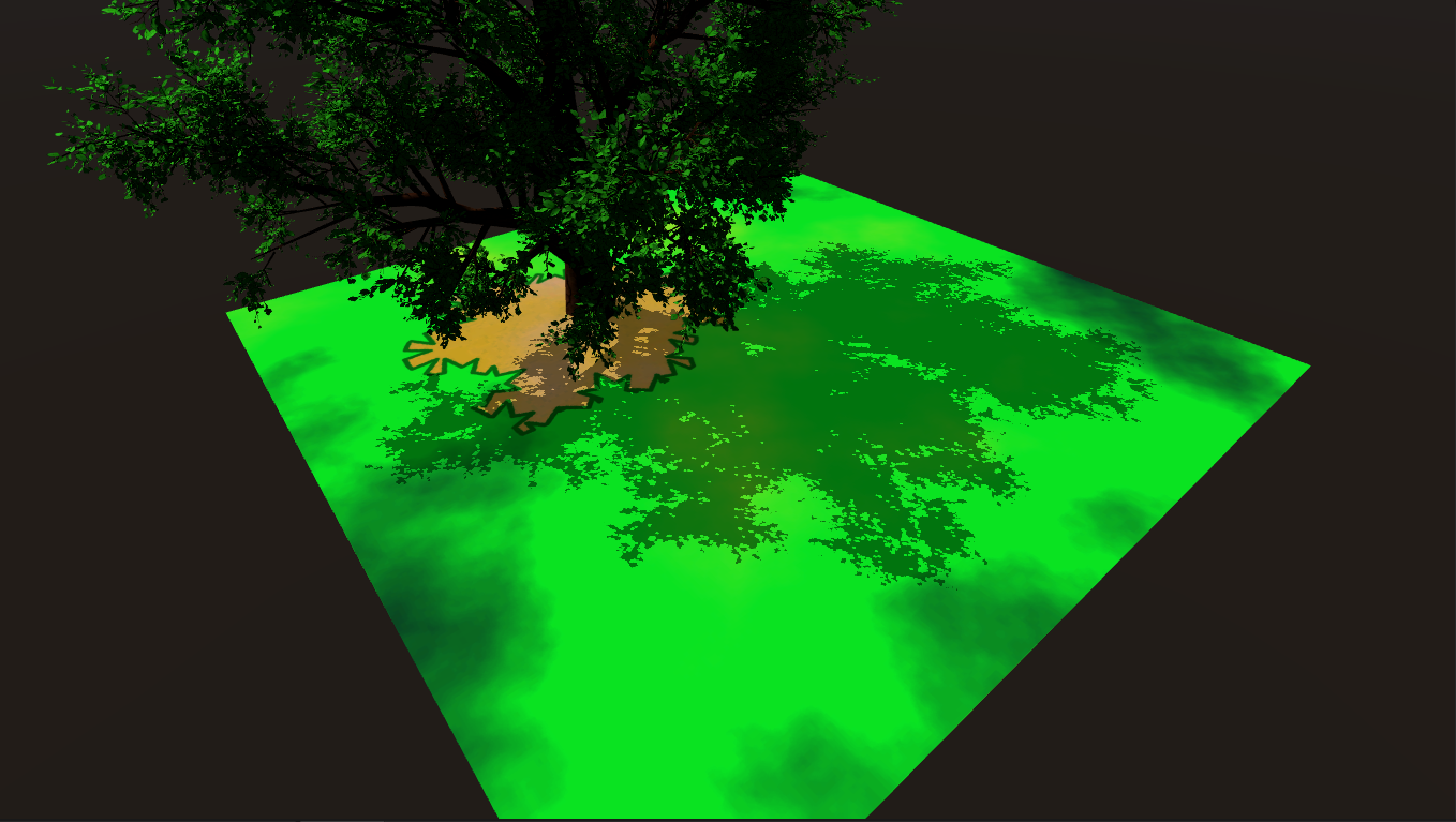 The camera contents before post processing.