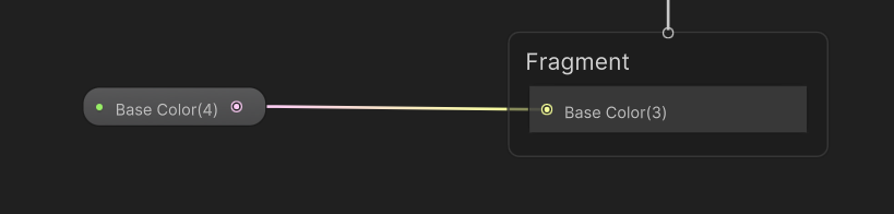 Connecting nodes via pins.