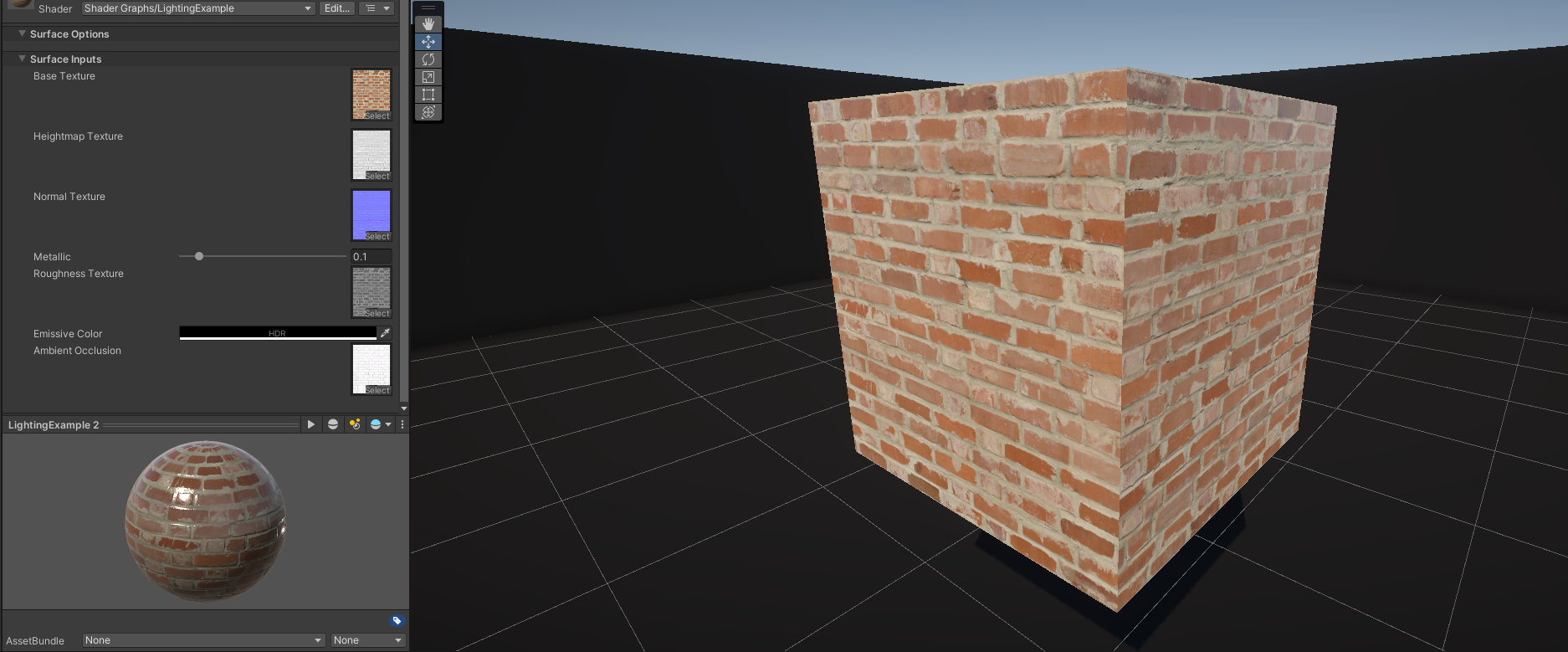 Finished Lit shader.