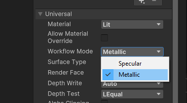 Metallic workflow.
