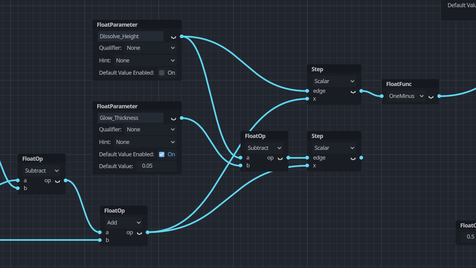 Second glow threshold.